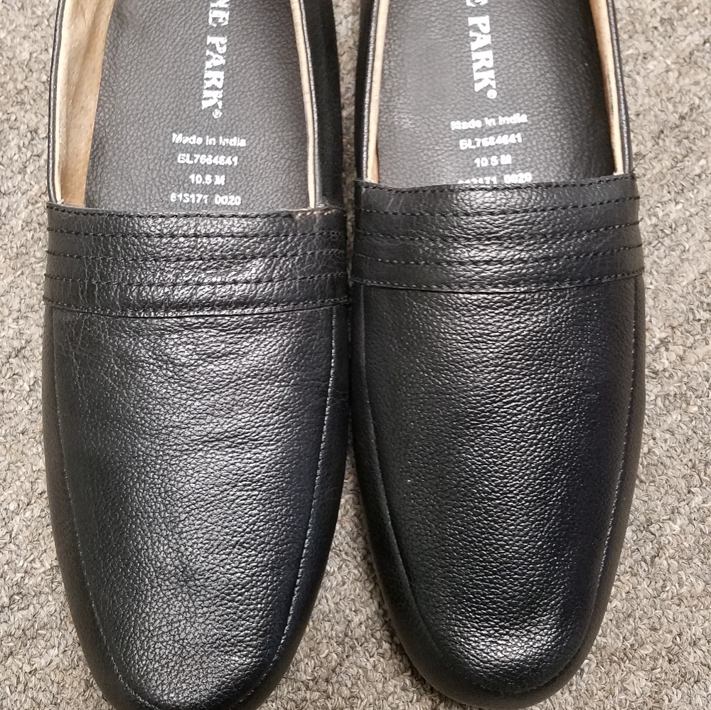 Irvine Park Mens Genuine Leather Loafers